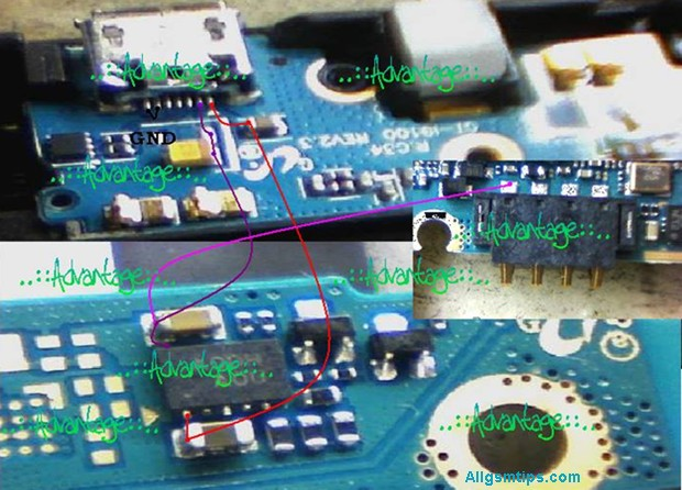 sample jumper diagram f a mobile phone