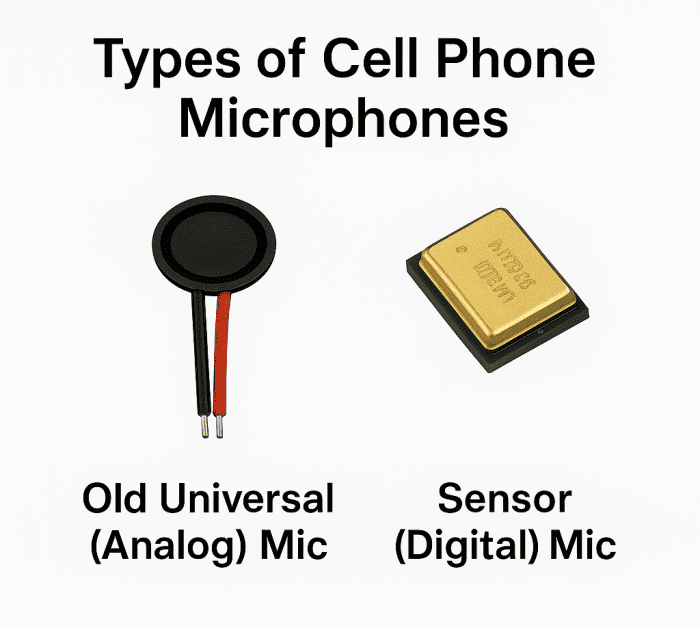 types of cell phone microphones